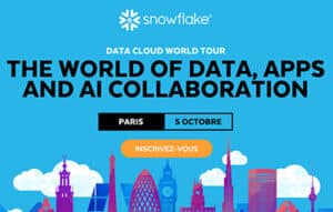 Participation de Synergy au DATA WORLD TOUR de Snowflake le 5 octobre