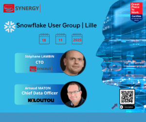 Mardi 18 Novembre chez Synergy Lille – USER GROUP Snowflake